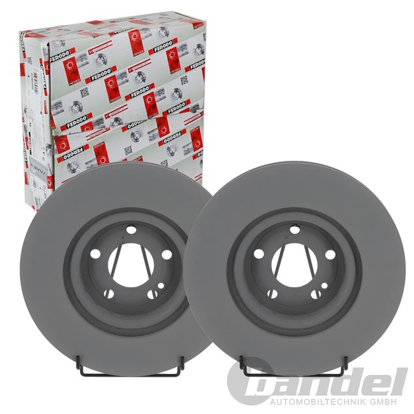 2X Ferodo 320Mm Bremsscheiben BelÜFtet Zweiteilige Bremsscheibe Hinten Passend F-image