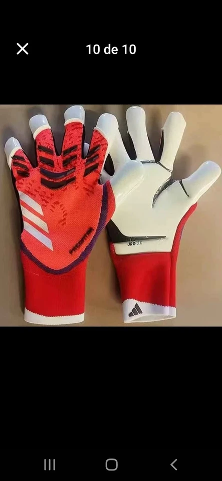 Gloves For Goalkeeper "Predators" Size 9 And  10 New - Image 2 of 4