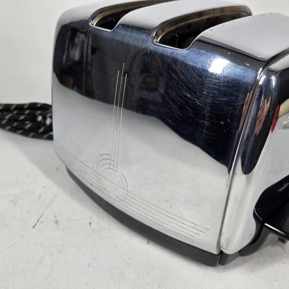 Tostadora Sunbeam T-20 de colección años 50 control radiante de caída automática - ¡Probada funcionando! Foto 3 de 4