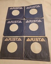 45 RPM 7" RECORD SLEEVES CO. SLEEVE 6 PACK SEE PHOTOS Arista Records SLV300