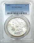 1897 P Morgan Silver Dollar PCGS MS62 Bright & Frosty PQ! Just Graded #V259L