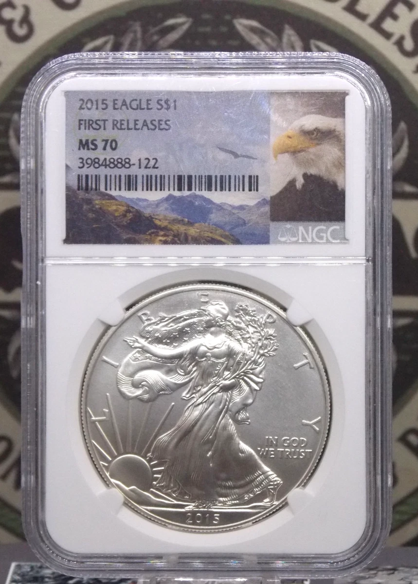 American Eagle MS 70 Graded 2015 Silver Bullion Coins for sale | eBay