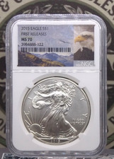 2015 American Silver Eagle Prices | Ungraded, NGC, PCGS Values