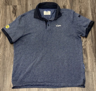 #ad #ad Vintage Men’s Lidl Employee Blue Polo Short Sleeve Organic Cotton Polo XL $20.00