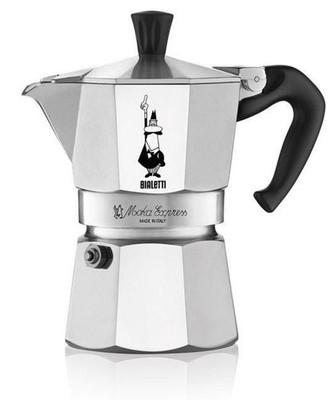 Bialetti Moka Express 4 Tassen Espressokocher (190 ml, silber) #29514128