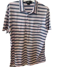 Polo Ralph Lauren Polo Shirt Men’s Size Large Blue Golf Polo Preppy Hipster