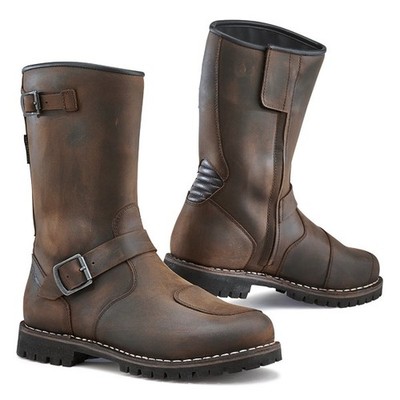 TCX Fuel Motorcycle Motorbike Boots Waterproof - Brown