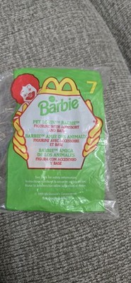 1999 McDonalds Happy Meal Pet Lovin Barbie Figurine Toy #7 ~ Brand New