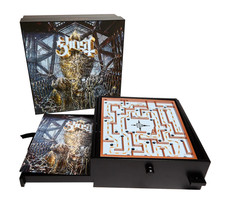 GHOST Limited Edition Collectible Wooden Labyrinth Maze Game & Metallic LP NEW
