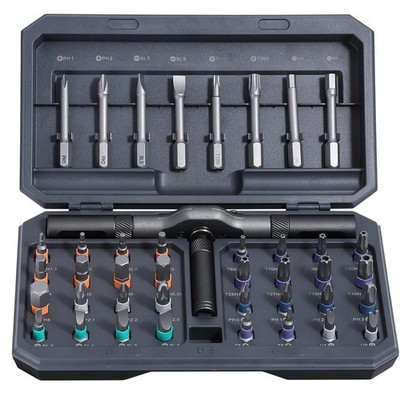 Magnet Schraubendreher Set, 42 in 1 DIY Ratschenschraubendreher Kit für Haus, Fahrräder