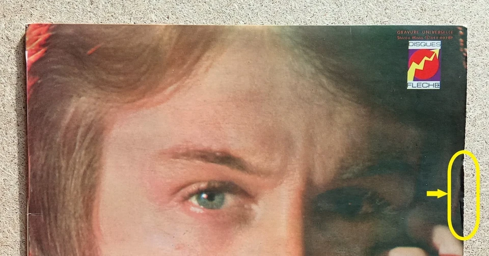 RARE LP Réédition 1971 de Claude FRANÇOIS Chez Disques Flèche N° Ⓣ 844.802 BY - Photo 4/4