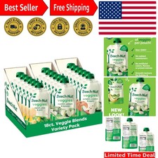 Delicious Veggie Blends Baby Food Pouches - 18 Pack, 3.5 oz, Dairy  Gluten Free