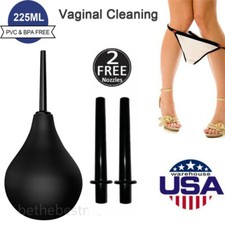 Vaginal Bulb Douche Colonic Irrigation Rubber Enema Bag Cleaner Kit Men  Women