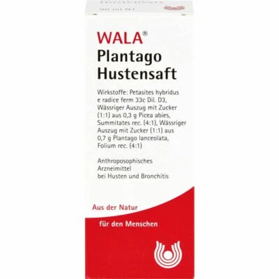 WALA HEILMITTEL GMBH PLANTAGO HUSTENSAFT 90 ml PZN01448435