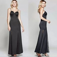 198 NWT Marciano Sleeveless Diane Maxi Dress Lace Inserts Sz XS