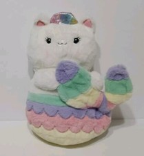 FAO Schwarz Glow Brights MEOWMAID MERMAID Plush 12" Lights Sounds -Works-