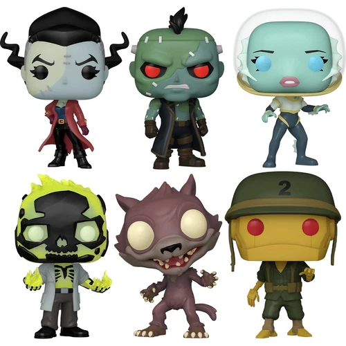 Funko Pop! Television Vinyl Creature Commandos Figure Set of 6  READ