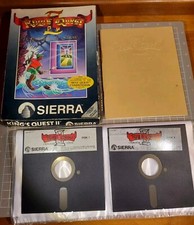 RARE 1985 King's Quest II Romancing The Throne Sierra (IBM PC 5.25) GRAY BOX image