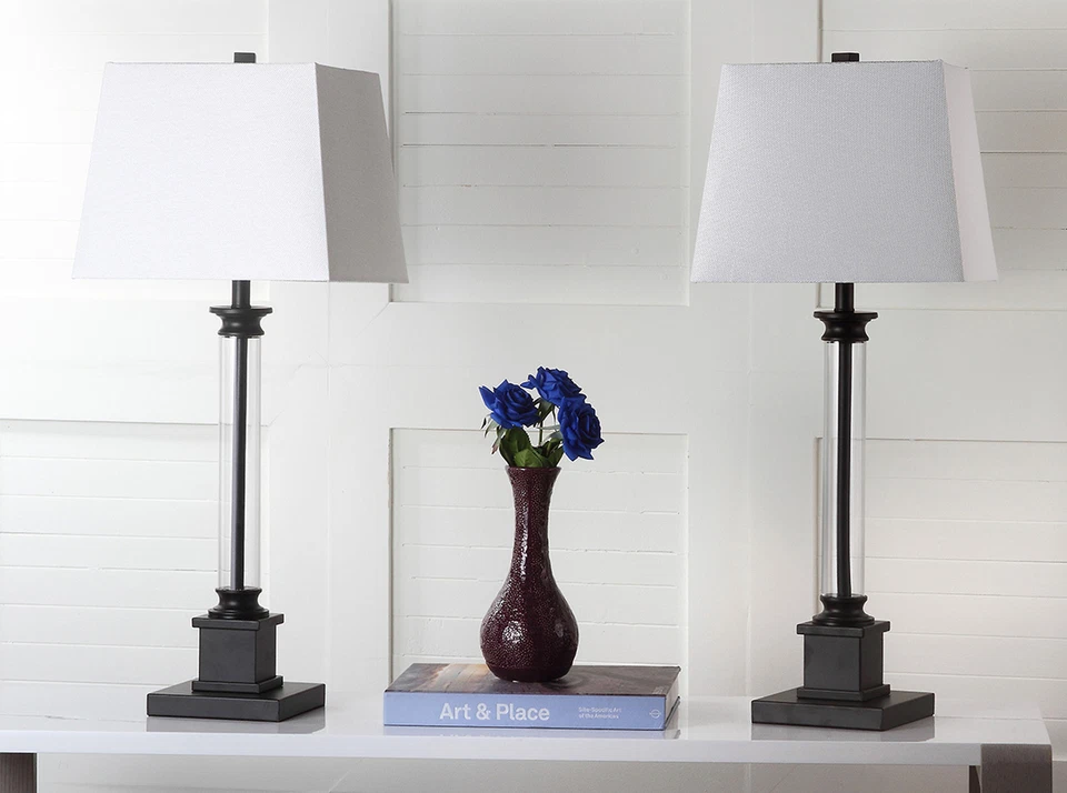 Lámpara de mesa SAFAVIEH Davis (juego de 2) Foto 3 de 4