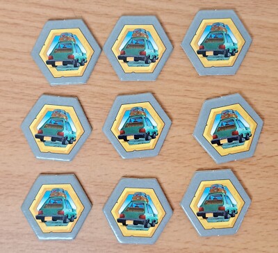 Risk Plants vs Zombies Edition Game Replacement Parts Station Wagon Tokens