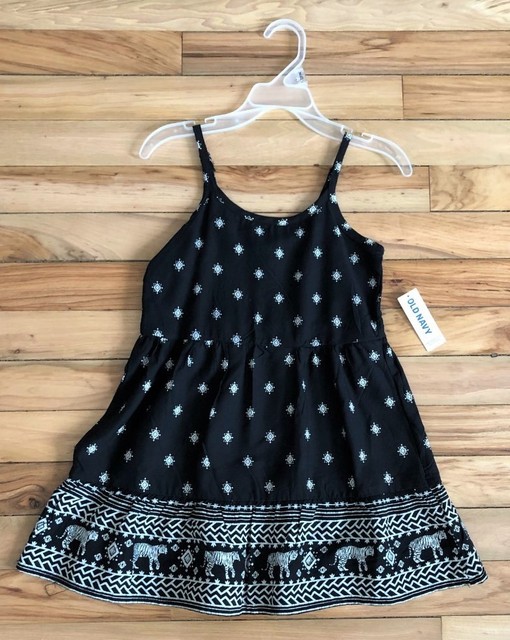 girls black sundress