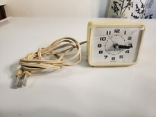 Vintage GE General Electric Alarm Clock Model Unknown Made In USA Tested WORKS