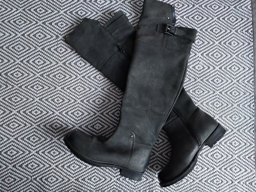 Womens Kurt Geiger Over Knee Grey Boots 