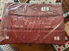 SF 49ERS Dwight Clark and Joe Montana Autographed Candlestick Park #16 Seatback