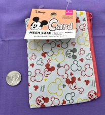 Title: Disney Mickey Mouse Mesh Bags Set - 7.5" x 6.5" - Stylish and Practical
