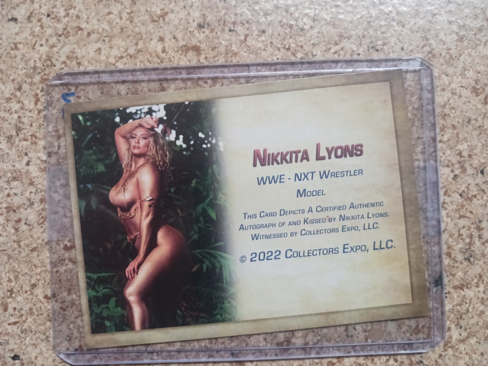 Nikkita Lyons Hand Signed & Kissed Authentic Card Sexy WWE NXT Autograph  Model | eBay