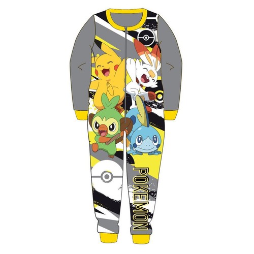 Boys Girls Kids Official Licensed Character Fleece All In One Pyjamas 18Mth 10Yr - Picture 13 of 14