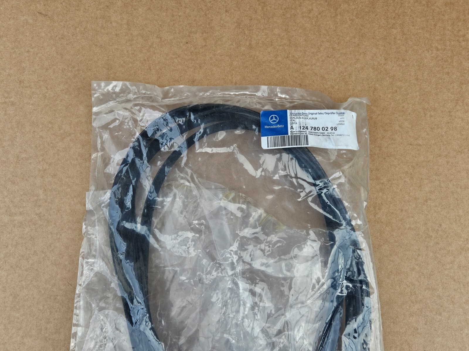 Dichtung Schiebedach MERCEDES W124 - A1247800298 online kaufen | eBay