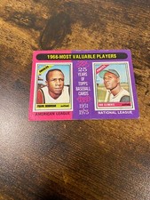 1975 Topps #204 1966 MVPs (Frank Robinson / Bob Clemente)