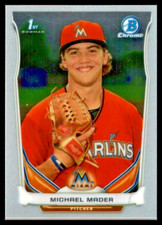 2014 BOWMAN CHROME MINI #240 MICHAEL MADER MIAMI MARLINS