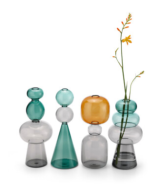 Philippi Vase CURIOSA,  verschiedene Varianten, Glas, Borosilikatglas, Design