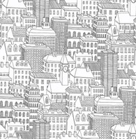 Brewster Home Metropolis Peel And Stick Wallpaper Black on sale Brewster Home Metropolis Peel And Stick Wallpaper Black on sale