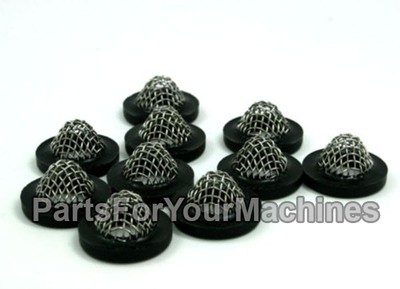 10 FILTER WASHERS TO FIT GARDEN HOSE, 1'' OD, BIG EYE MESH, 6D6