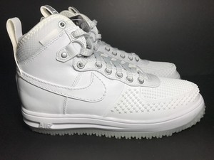 Nike Lunar Force 1 Duckboot AF1 805899-101 Triple White Mens Size 6.5 | eBay