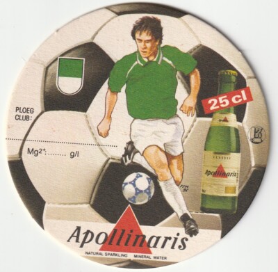 BIERMATTE - APOLLINARIS MINERALWASSER (COCA-COLA) - K.F.C. LOMMELSE - (1996)