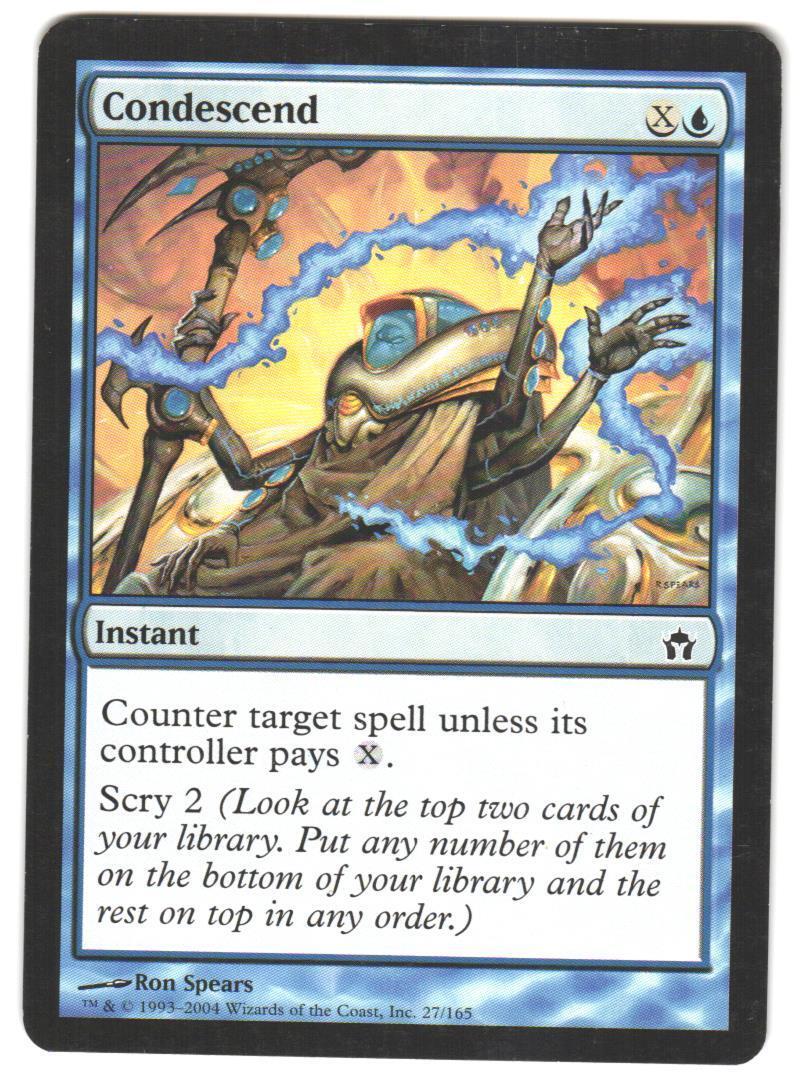 Magic_the_gathering Fifth Dawn Condescend #27 2004,MTG,LP Common