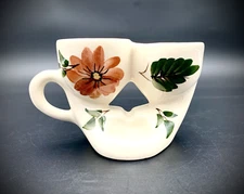 VTG Babbacombe Pottery England Double Egg Cup Hand Decorated By Philip Laureston