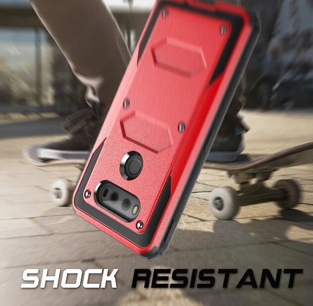 Funda rígida delgada resistente a prueba de golpes ARMOR para teléfono con PROTECTOR DE PANTALLA INCORPORADO Foto 2 de 4