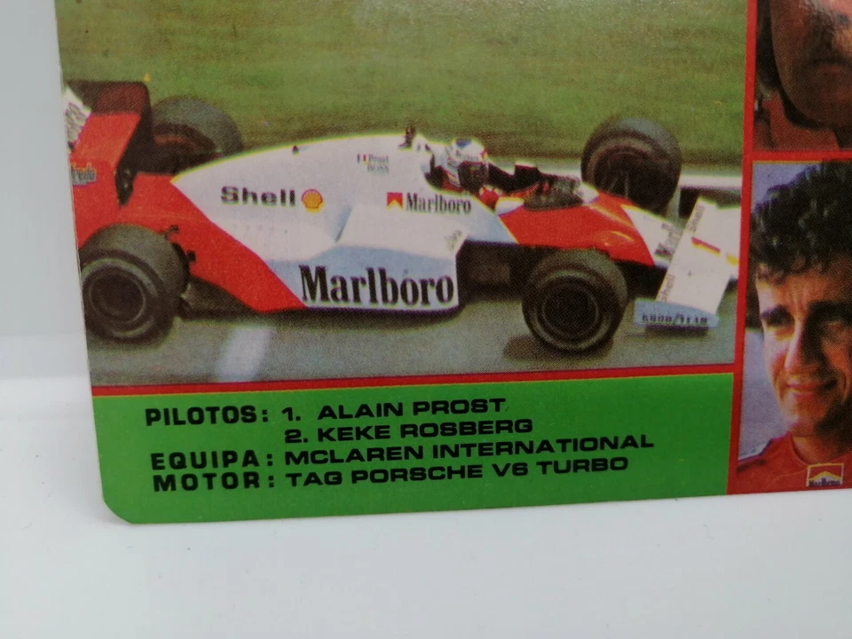 2 rare Vintage Alan Prost Formula 1 *world champion* pocket calendars card -1987 - Image 4 of 4