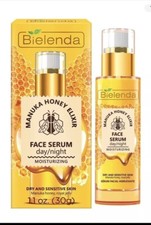 Bielenda Manuka Honey Elixir FACE SERUM Moisturizing Dry, Sensitive Skin 7.1 oz