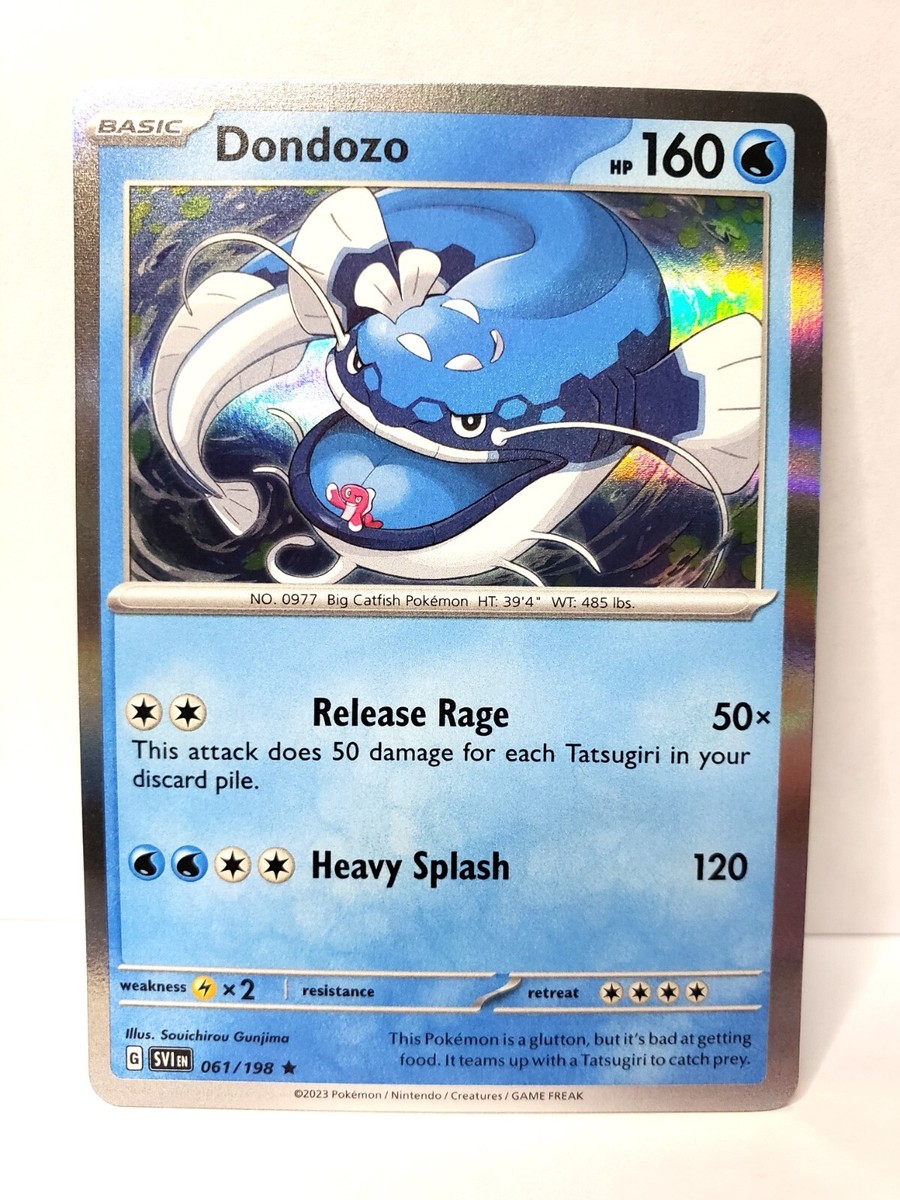 Pokmon TCG - Dondozo - 061/198 - Holo Rare - Scarlet & Violet - NM/MINT