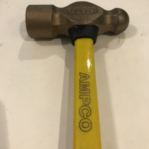 Ampco H3, 24oz. Head Non Sparking Ball Peen Hammer, 14" - Picture 8 of 8