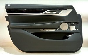 BMW OEM Door panel leather Nappa black front left 7448517 G11 G12 G612421