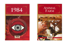 1984 Animal Farm Set of 2 Books by George Orwell, Paperback -NEW