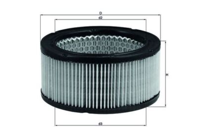 KNECHT LX 213 Air Filter for FORD,PORSCHE,SAAB
