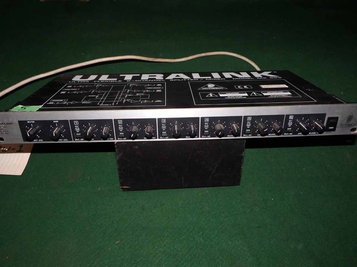 Behringer Ultralink MX662 Ultra Flexible 6-Channel Splitter/Mixer